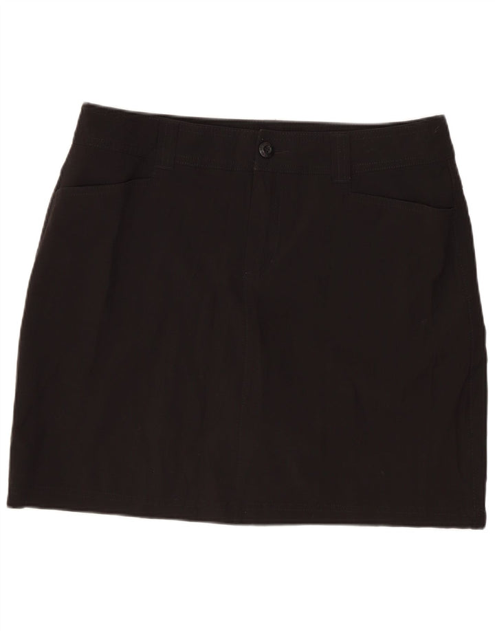 Minigonna da donna EDDIE BAUER US 6 media W32 poliestere nero