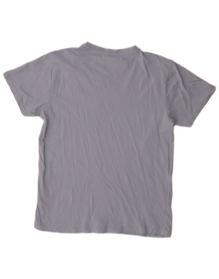 T-shirt da donna Pierre Cardin Top UK 14 cotone blu medio