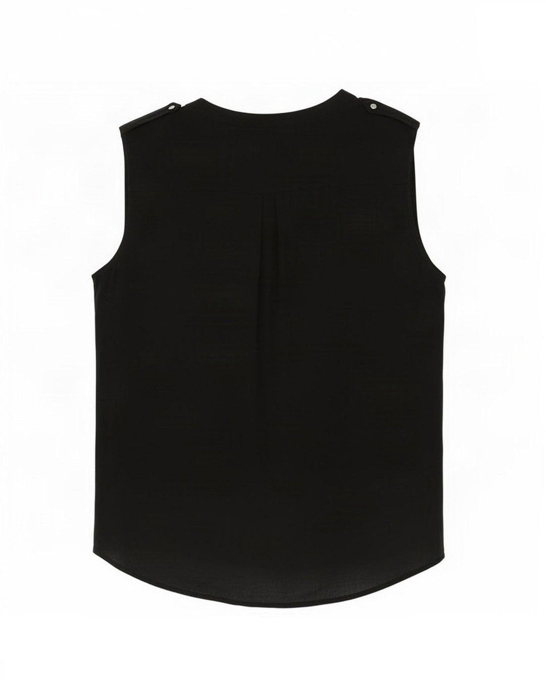 Top senza maniche in camicetta da donna Zara UK 14 medio nero