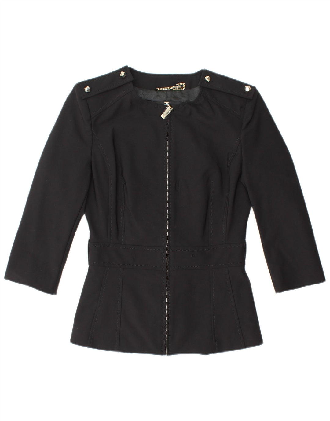 Giacca Blazer Manica 3/4 Donna ELISABETTA FRANCHI IT 42 Media Nera