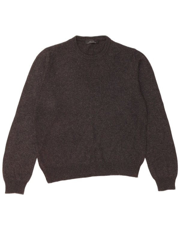 Maglione maglione girocollo da uomo Zara nero medio