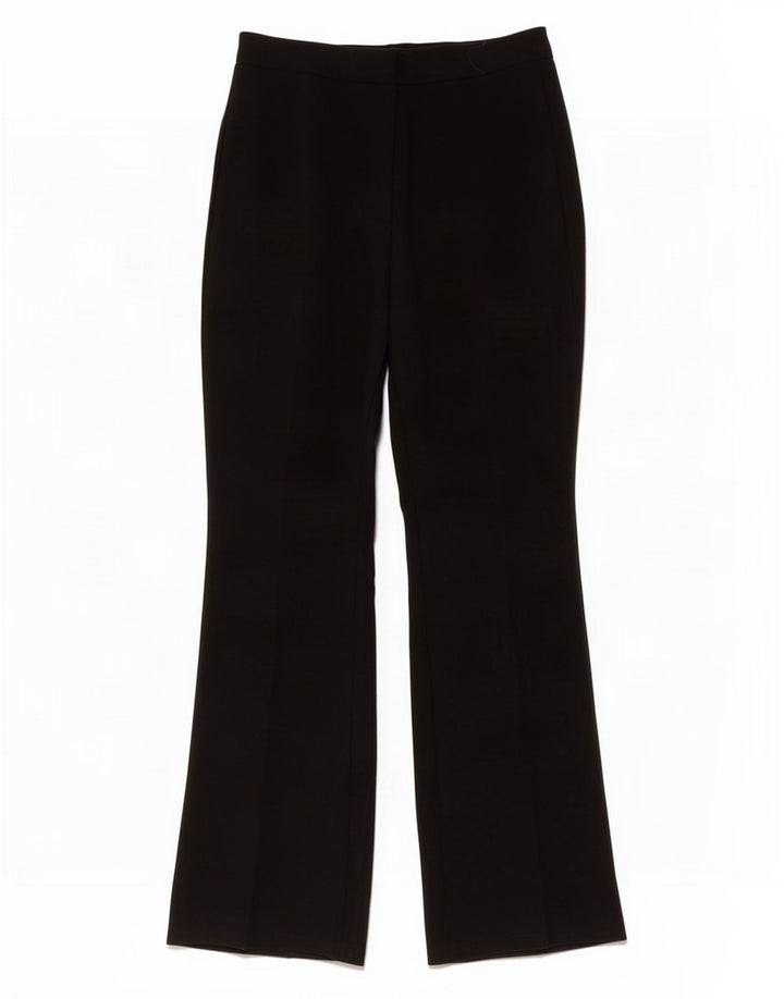 Pantaloni casual svasati da donna Zara grandi W32 L31 poliestere nero