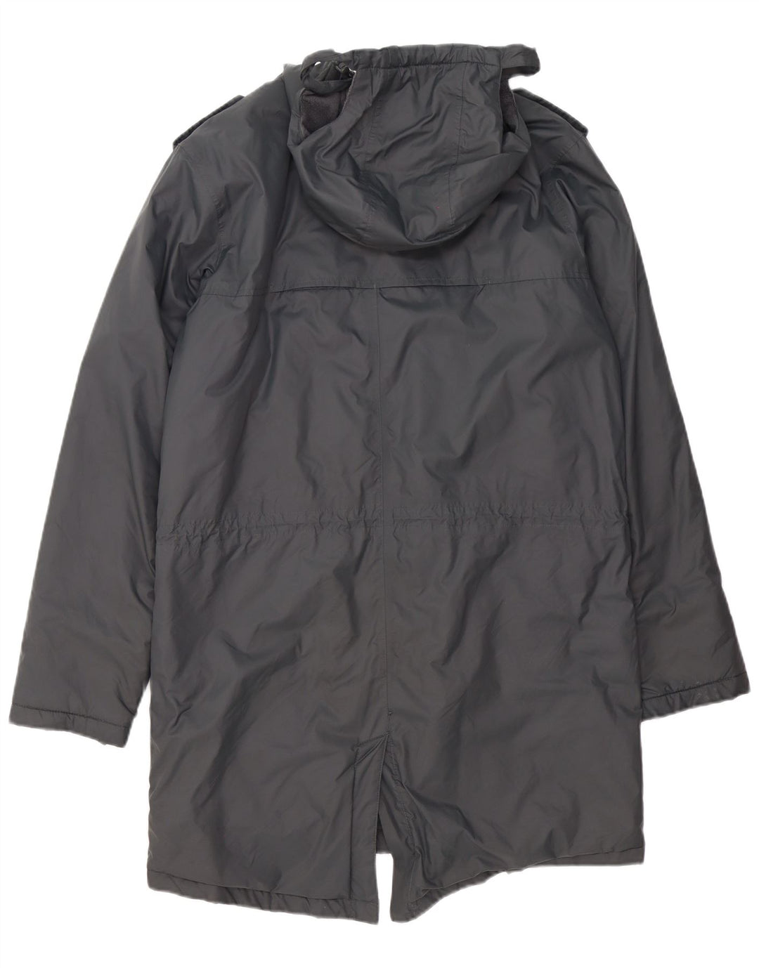Giacca Parka militare con cappuccio da uomo K-Way UK 40 Large Grigio