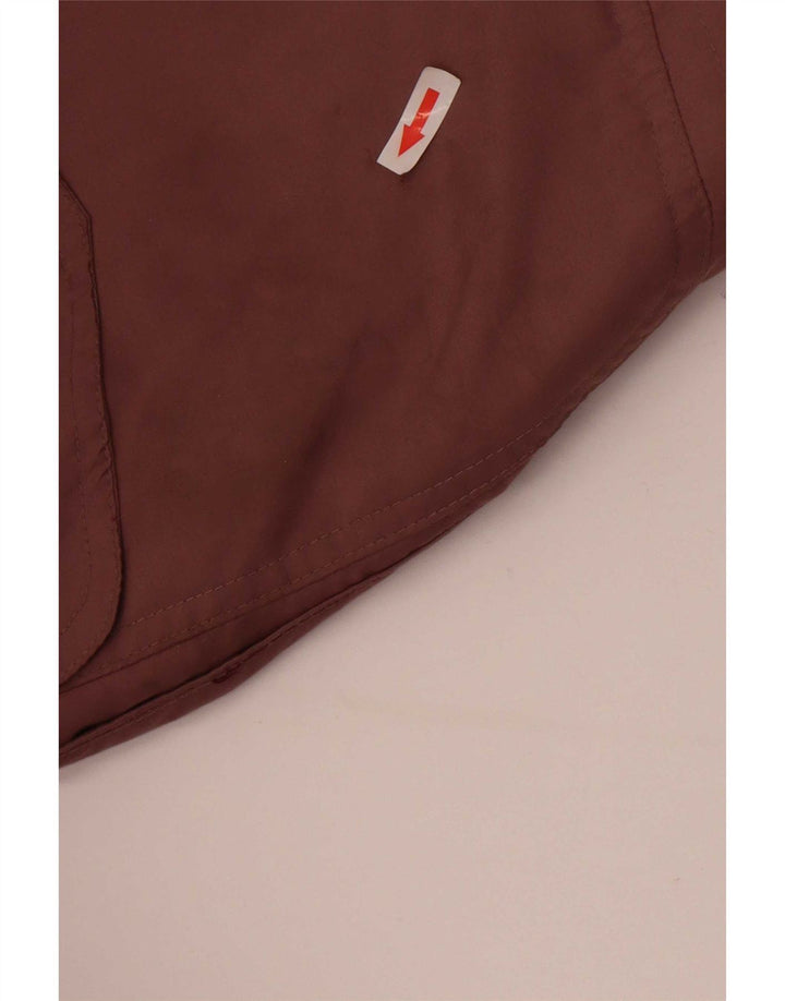 Giacca parka oversize da donna vintage EU 42 grande poliestere marrone