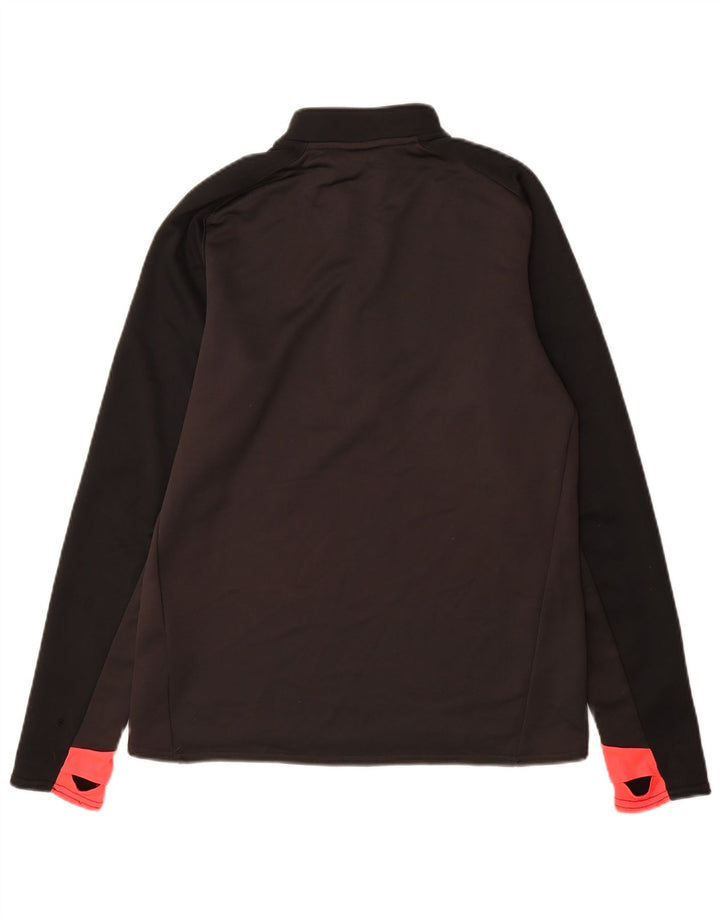 UMBRO Top da tuta pullover con zip e collo da uomo piccolo grigio color block
