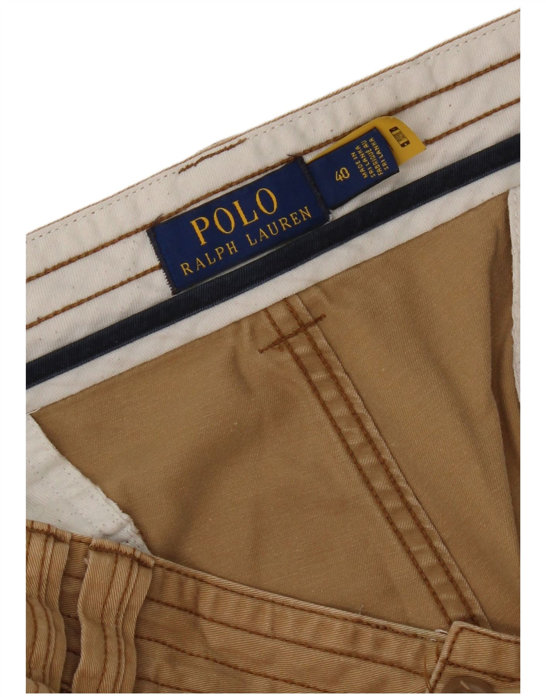 Pantaloncini cargo da uomo Ralph Lauren W40 XL Beige
