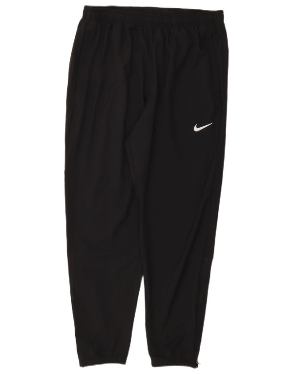Pantaloni da tuta Nike Dri Fit da donna UK 16 Large Nero Poliestere