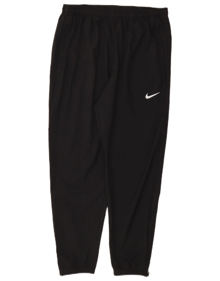 Pantaloni da tuta Nike Dri Fit da donna UK 16 Large Nero Poliestere