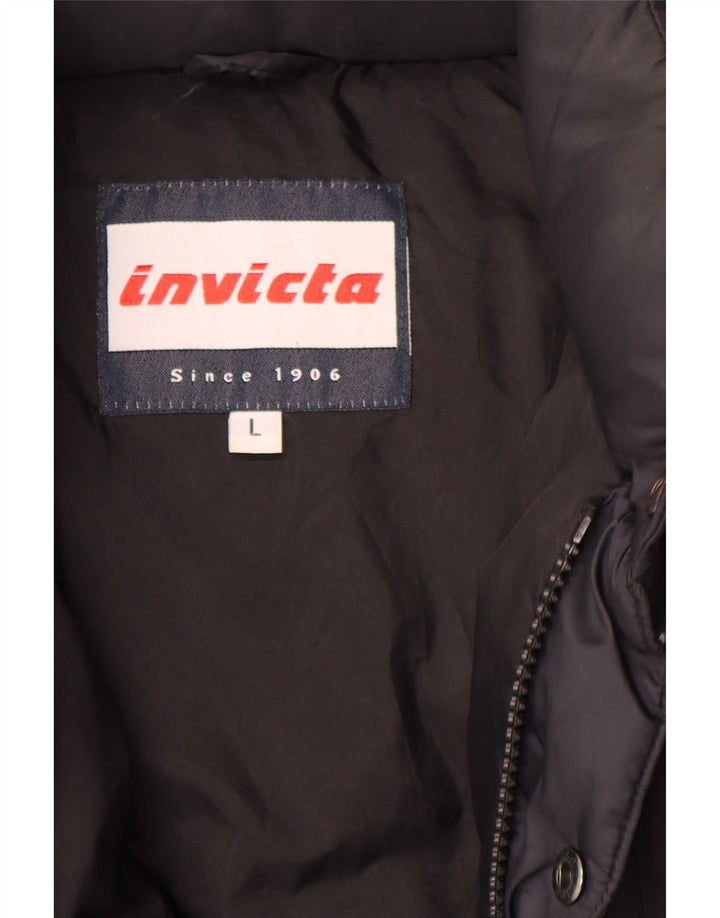 Giacca imbottita da uomo Invicta UK 40 Large nera in poliammide