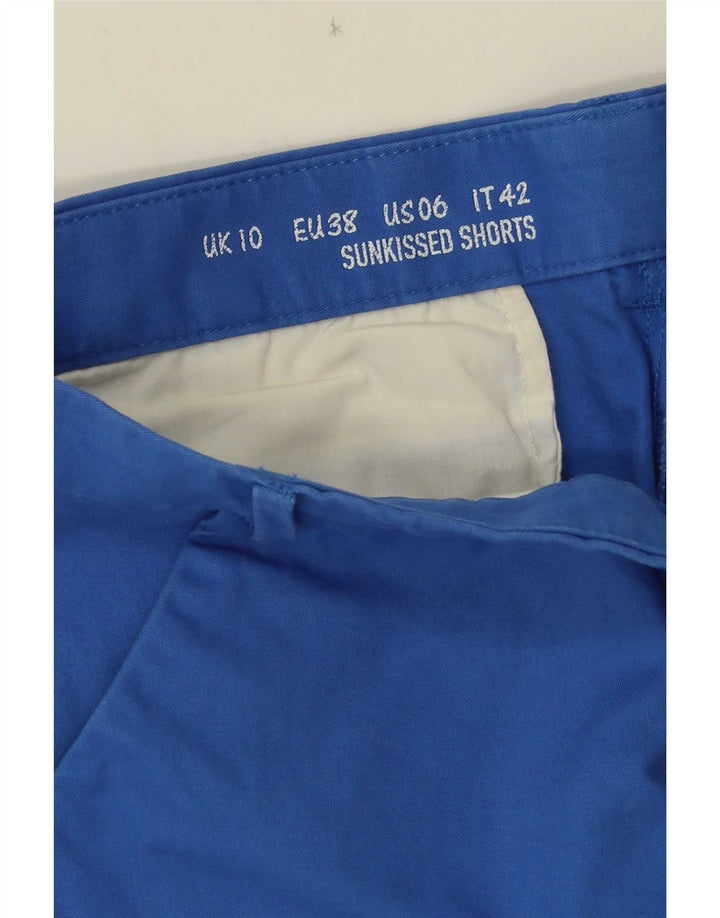 Pantaloncini casual da donna Gap UK 10 piccoli W32 blu