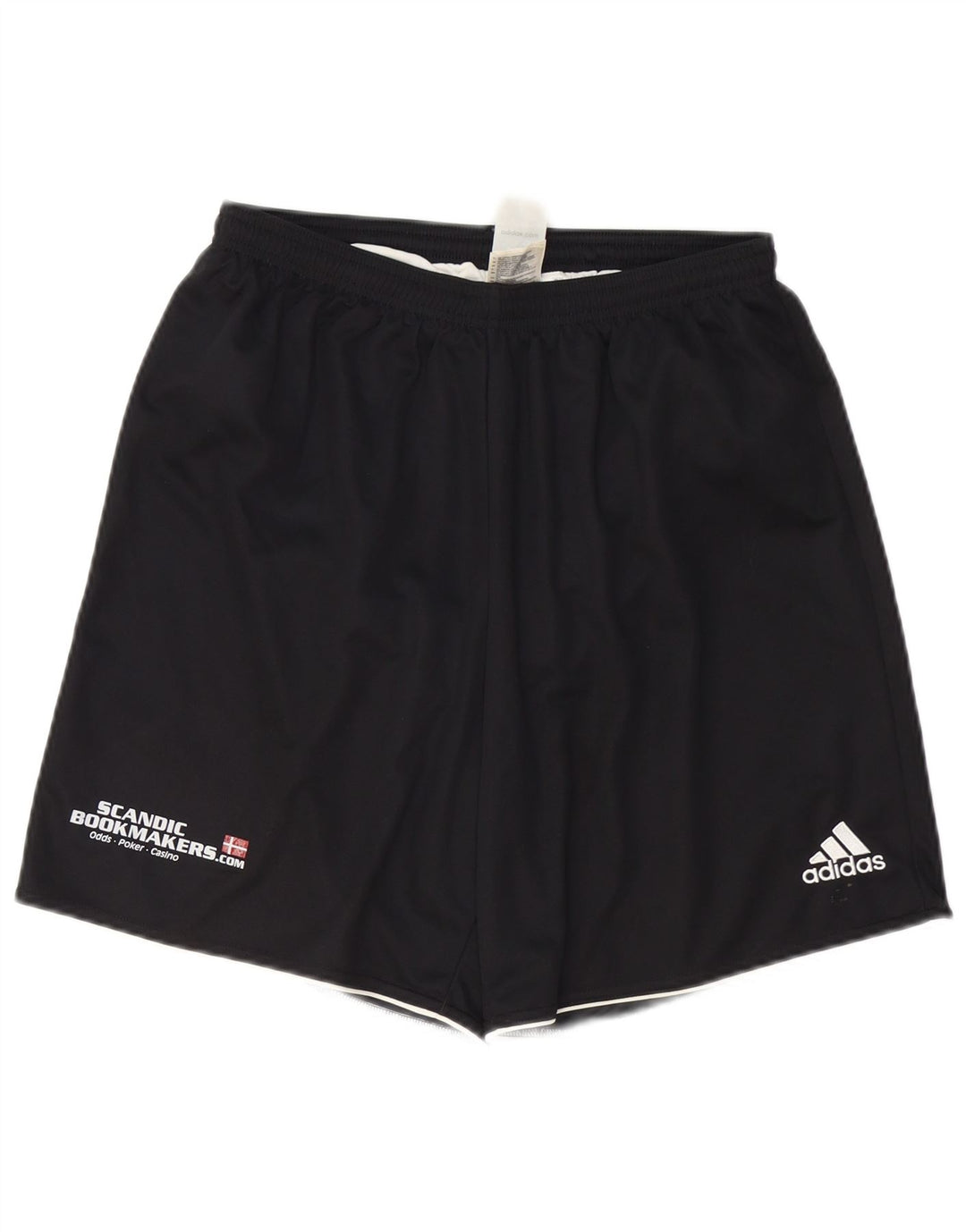 Pantaloncini sportivi Adidas Climalite da uomo grandi in poliestere nero