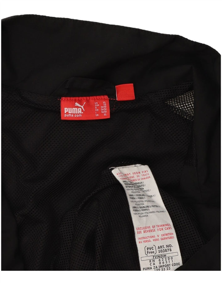 Giacca da tuta da uomo Puma XL Poliestere color block nero