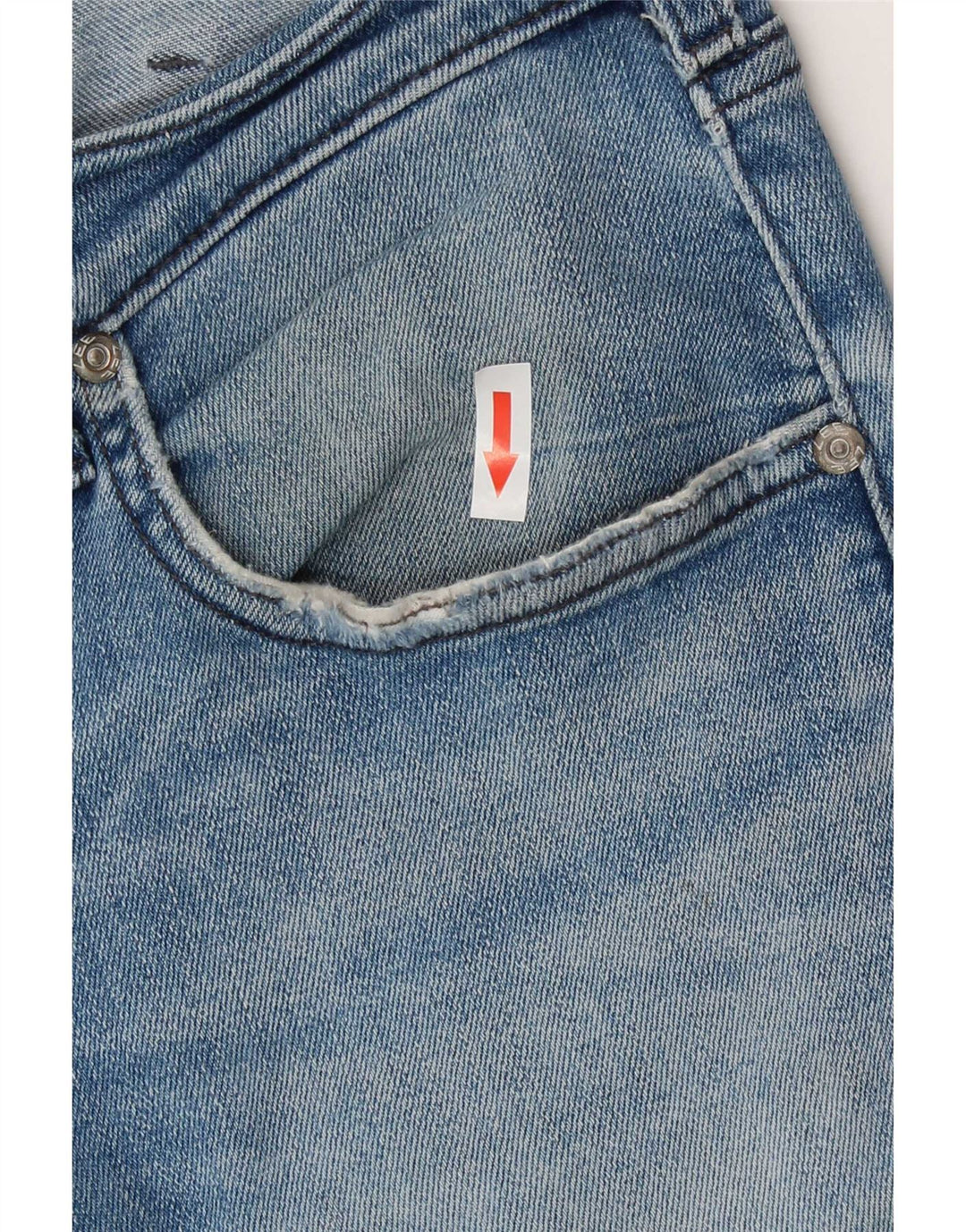 Jeans slim Lee invecchiati Luke da donna W36 L32 cotone blu