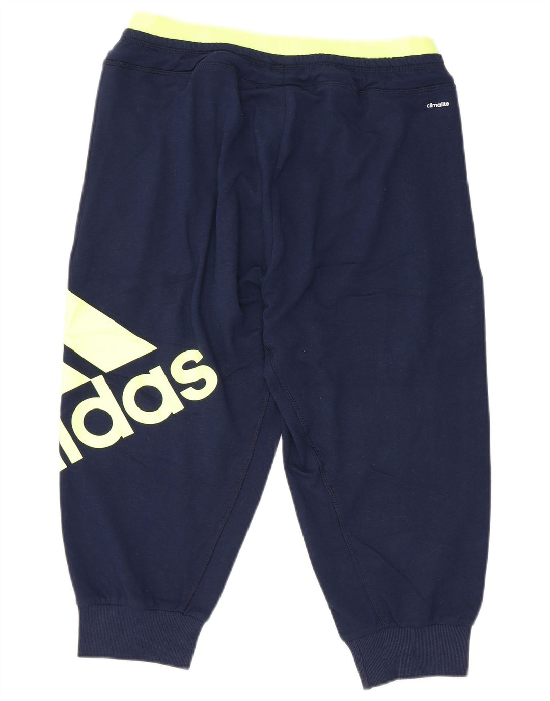 Pantaloni da tuta con grafica ADIDAS da donna Joggers UK 8/10 Small Blu navy