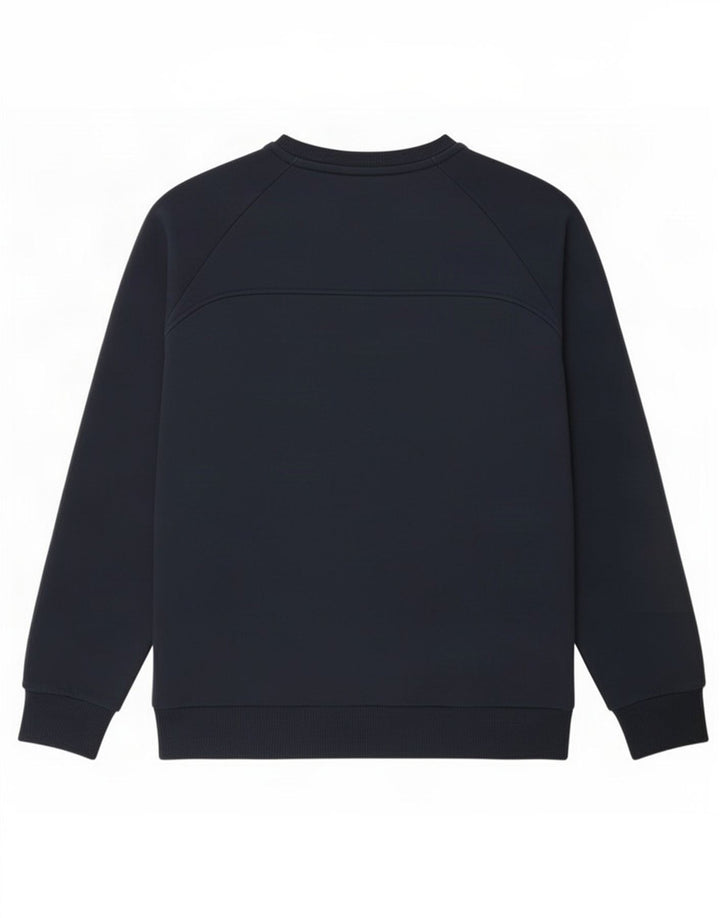 Felpa da uomo Adidas maglione medio blu navy in cotone