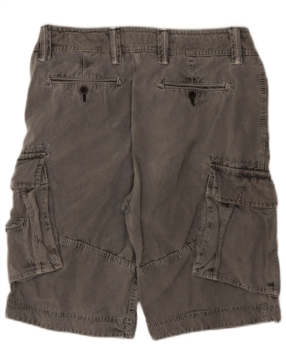 Pantaloncini cargo da uomo White Stuff W32 in cotone grigio medio