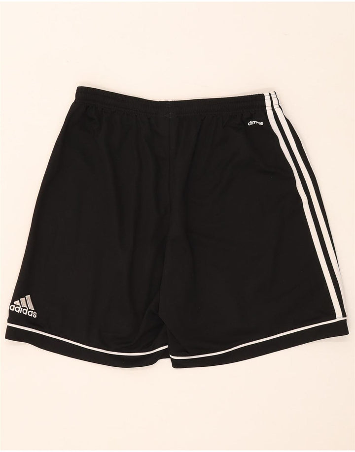 Pantaloncini sportivi Adidas Climalite da uomo grandi in poliestere nero