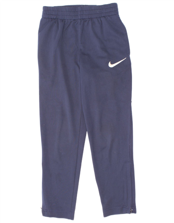 Pantaloni della tuta da ragazzo Nike 6-7 anni Large Blu Navy Colourblock