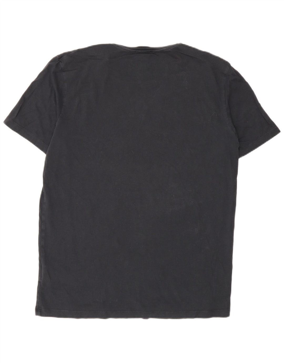 T-shirt da uomo Cos Top in cotone nero medio