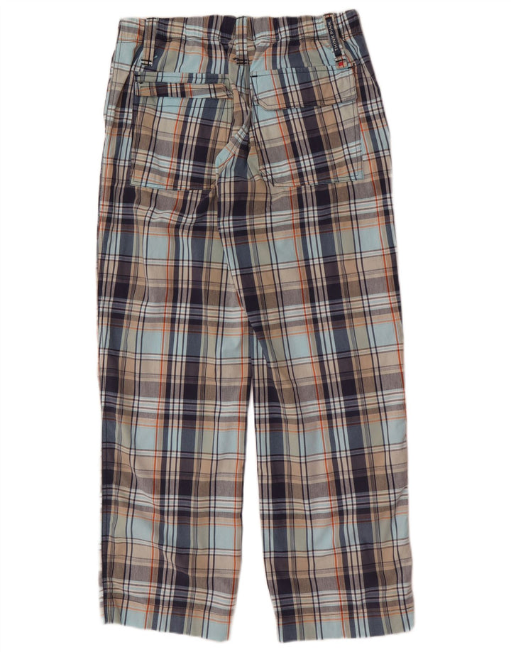 Pantaloni chino larghi da uomo Think Pink medi W30 L29 a quadri multicolore