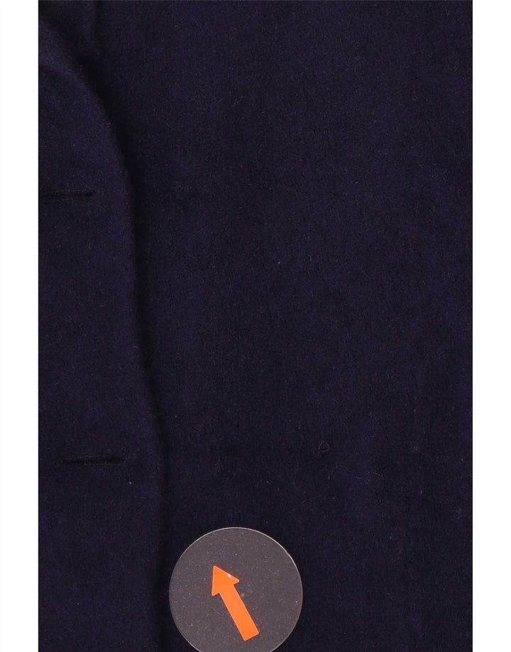 Zara Giacca blazer da donna UK 14 Media Blu navy Lana