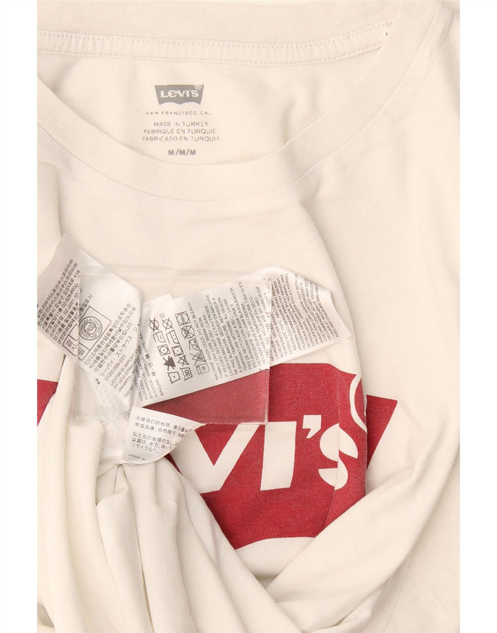 T-shirt grafica da uomo Levi's Top in cotone bianco medio