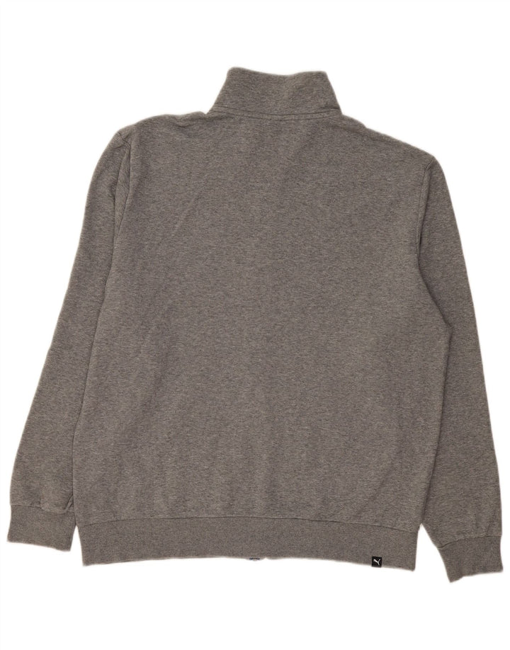 Giacca da ginnastica grafica da uomo Puma XL in cotone grigio