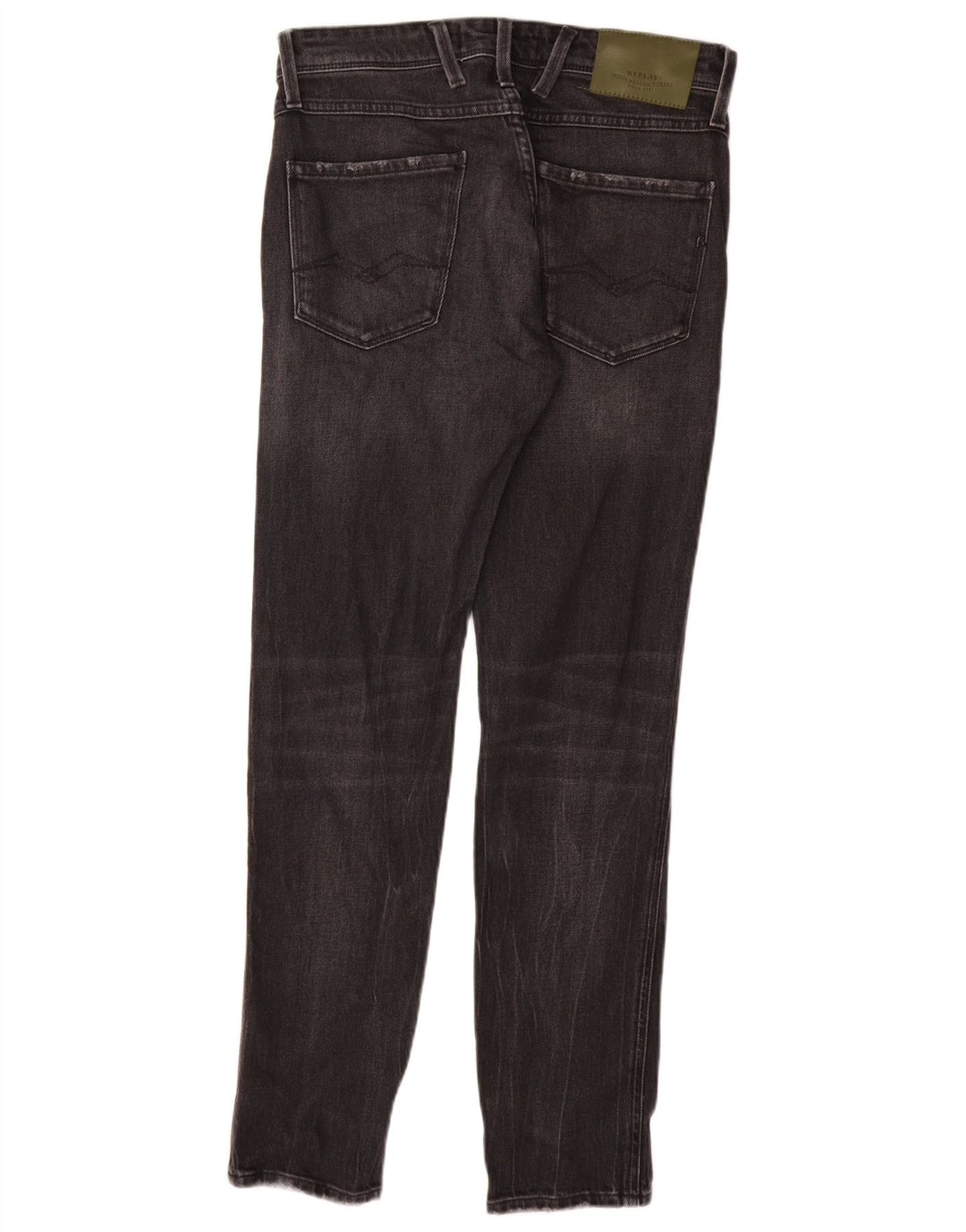 REPLAY Jeans slim da uomo Anbass W29 L30 cotone nero