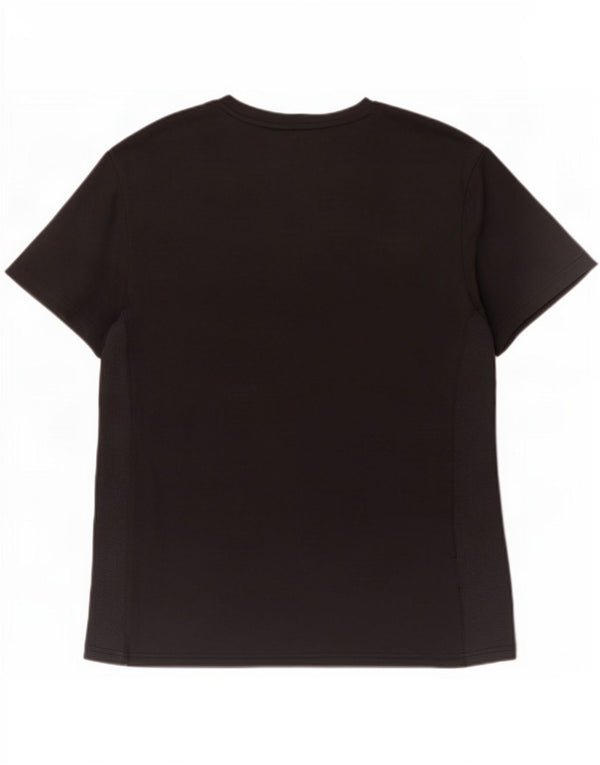 T-shirt body fit da donna Calvin Klein, grande, in cotone nero