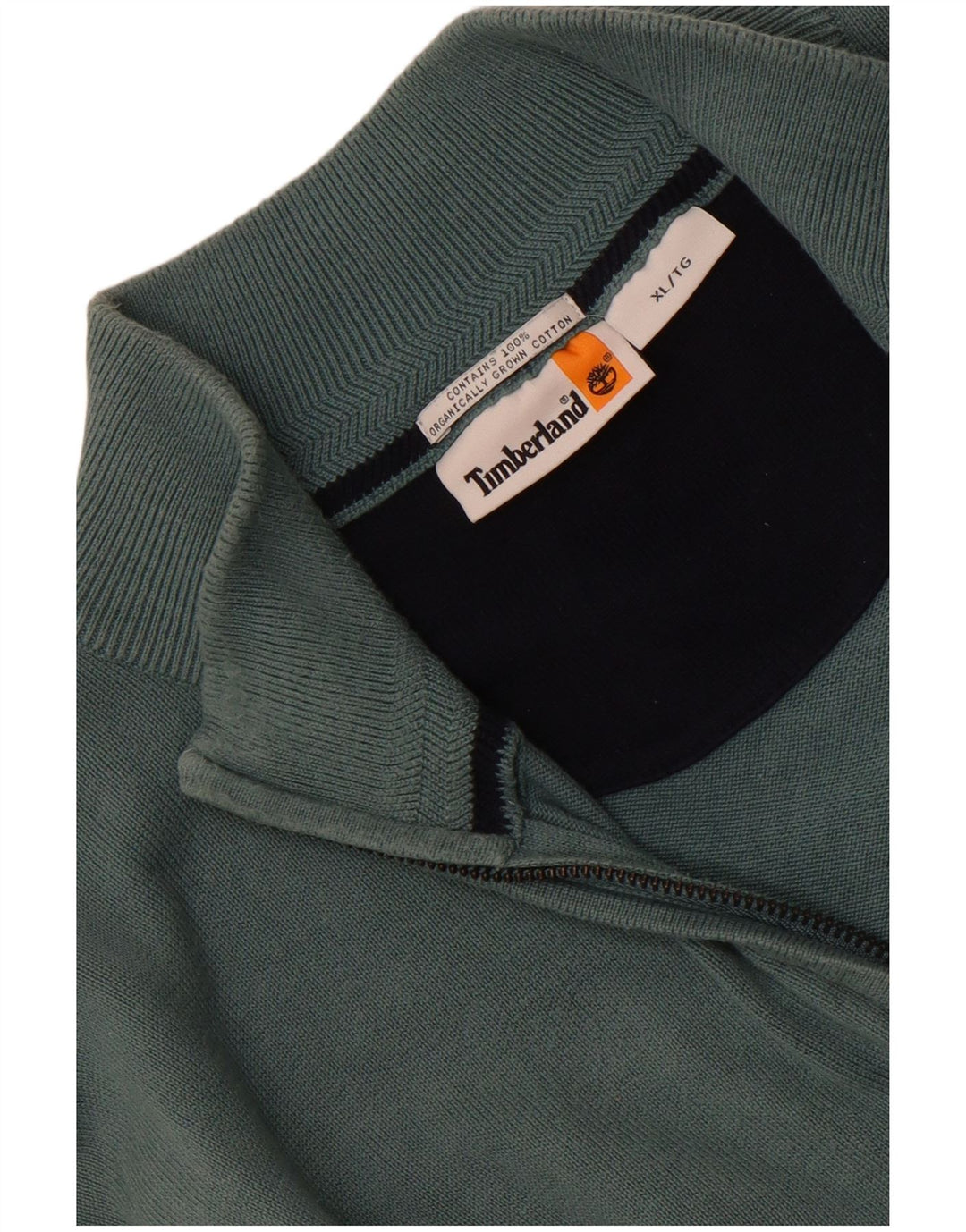 Maglione cardigan da uomo Timberland XL in cotone verde