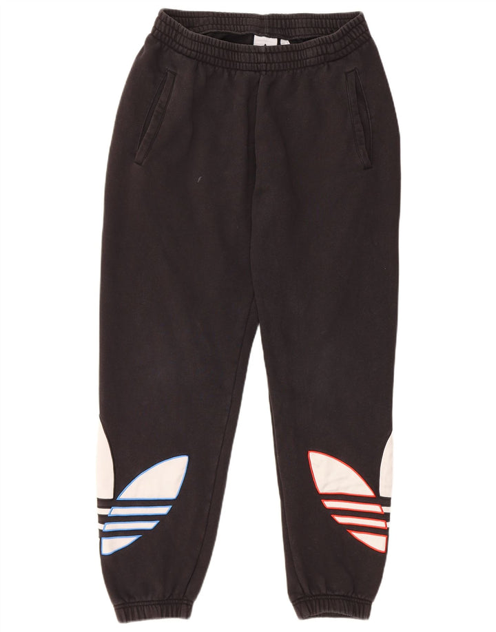 Pantaloni da tuta grafica da uomo Adidas Joggers medio cotone nero