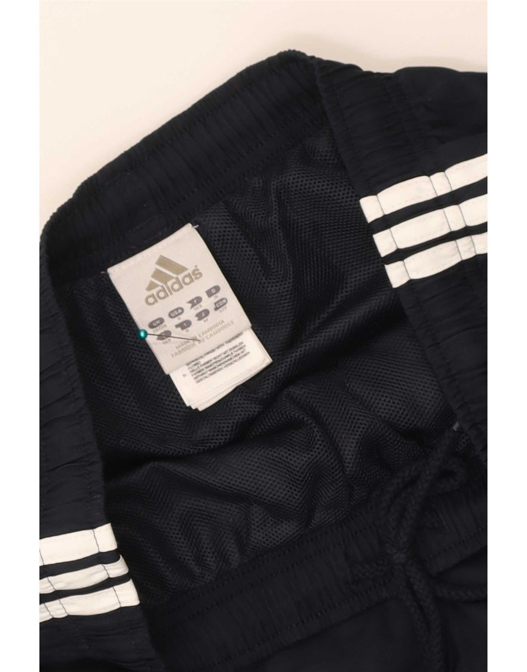 Pantaloni da tuta da uomo Adidas UK 36/38 Small Poliestere blu navy