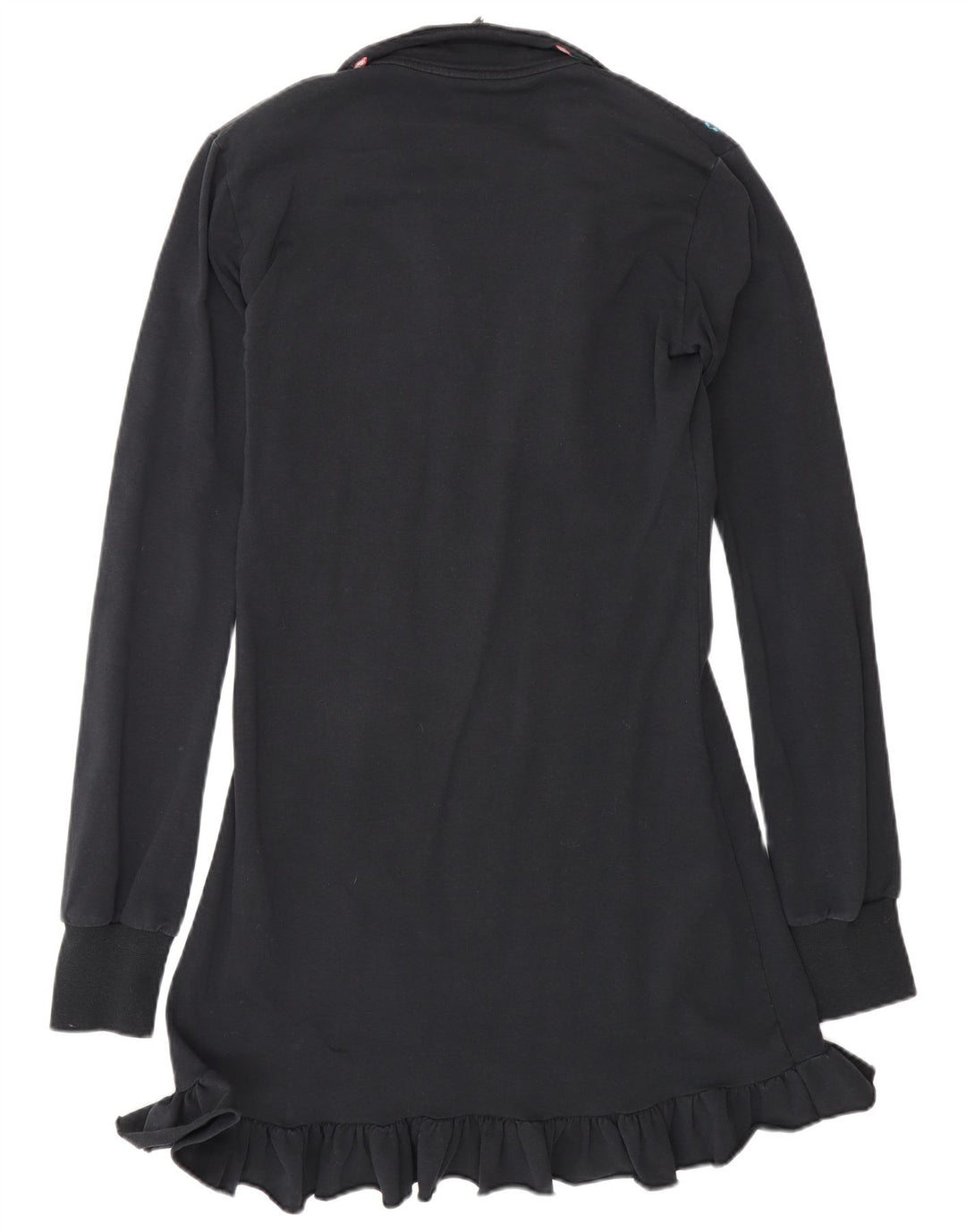 Abito basic da donna a maniche lunghe Fornarina UK 12 cotone floreale nero medio