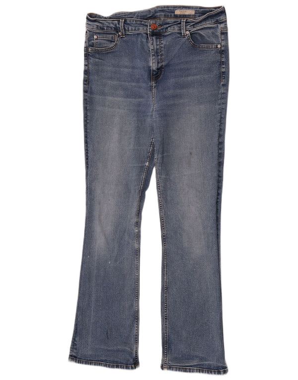 Marks & Spencer Donna The Eva Bootcut Jeans UK 16 Large W34 L30 Blu