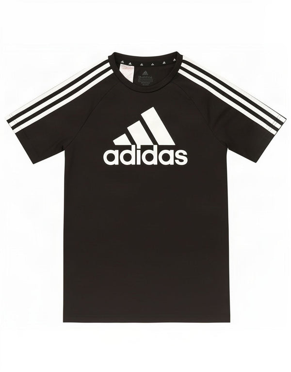 Maglietta Adidas Aeroready Graphic da bambino 13-14 anni in poliestere nero
