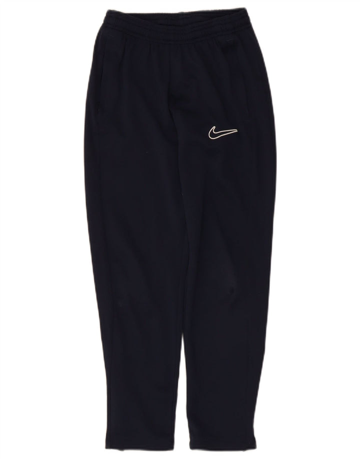 Pantaloni da tuta Nike da ragazzo Dri Fit 10-11 anni medio blu navy poliestere