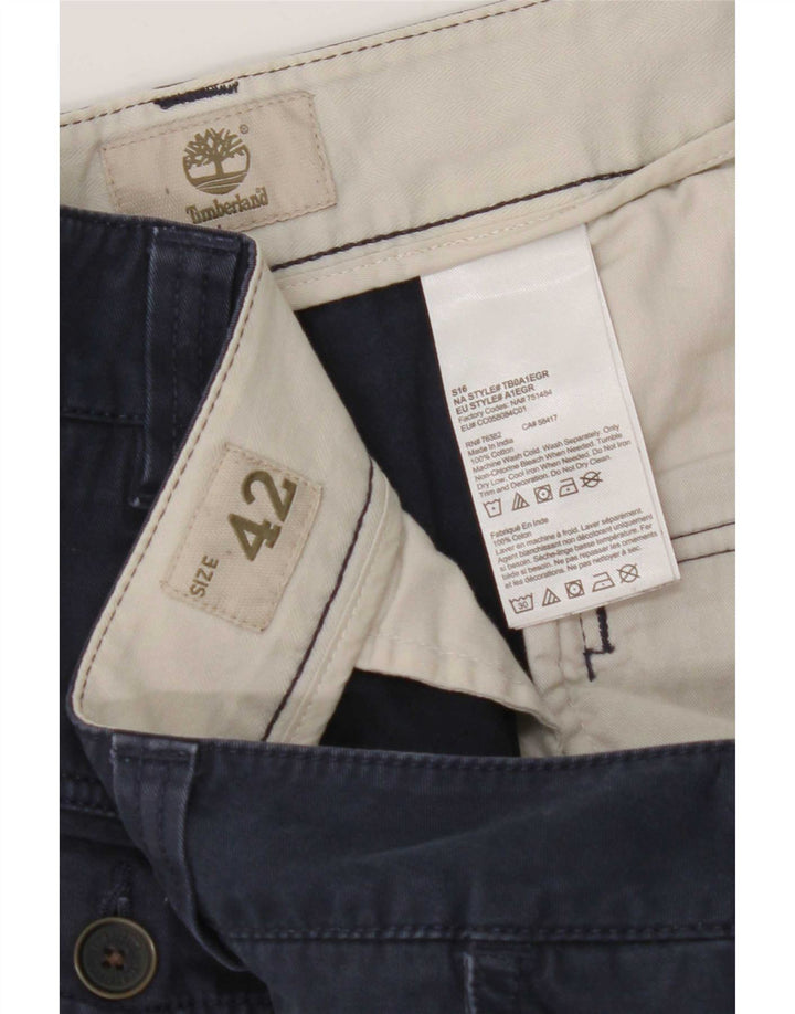 Pantaloncini cargo da uomo Timberland W42 2XL cotone blu navy