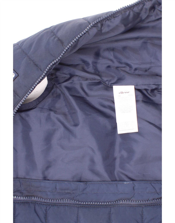 Gilet imbottito per ragazzi Ellesse 2-3 anni in poliestere blu navy