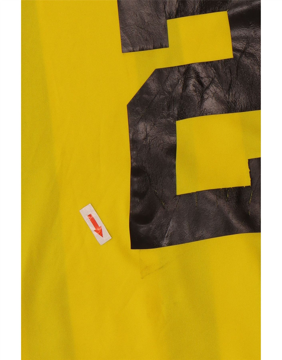 T-shirt grafica Adidas da uomo Aeroready Top in poliestere a righe gialle medie