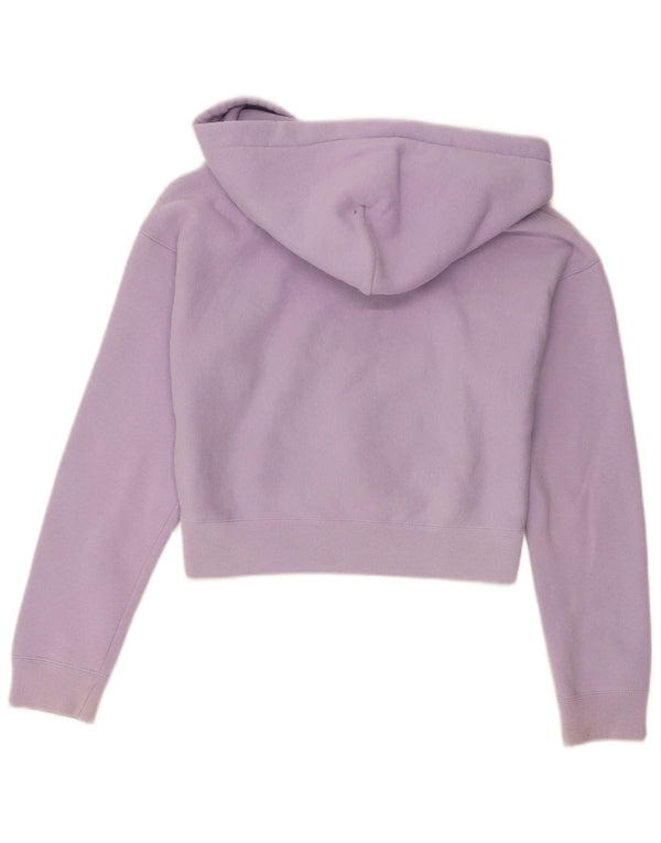 Maglione con cappuccio corto grafico da donna Champion UK 14 Cotone viola medio