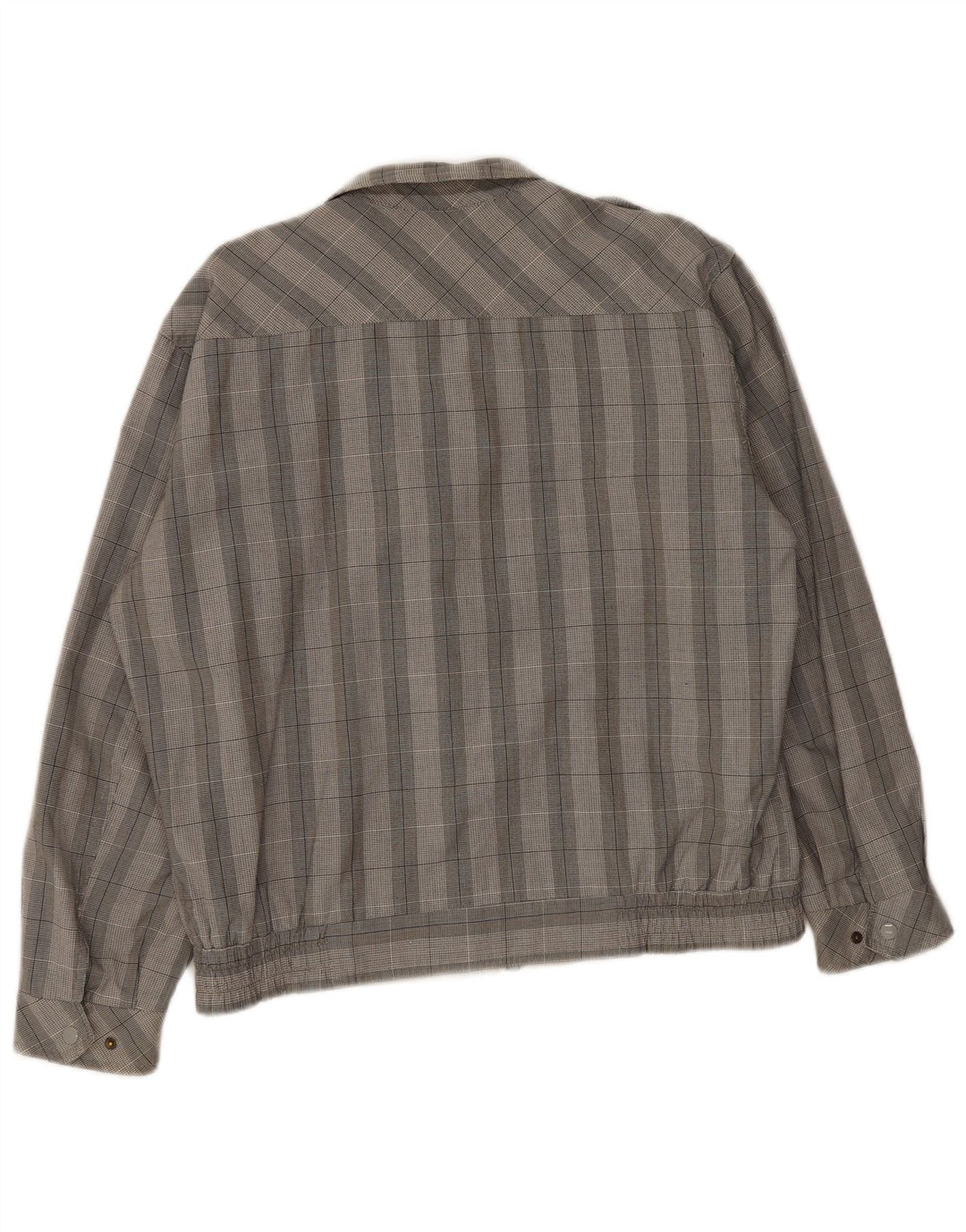 Giubbotto bomber militare da uomo Faciba UK 38 grigio medio a quadri