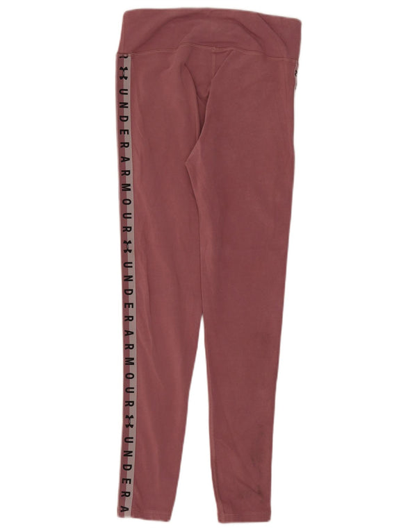 Leggings Heat Gear da donna Under Armour UK 10 Small Pink Colourblock