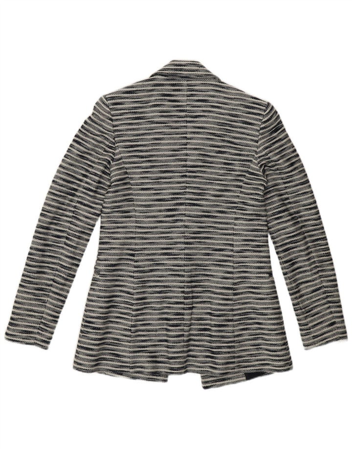 Giacca blazer da donna Massimo Dutti EU 34 2XS Cotone screziato blu navy