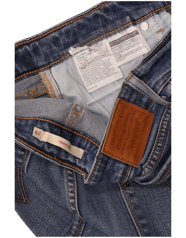Jeans Levi's 711 Skinny da donna W29 L30 Lyocell blu
