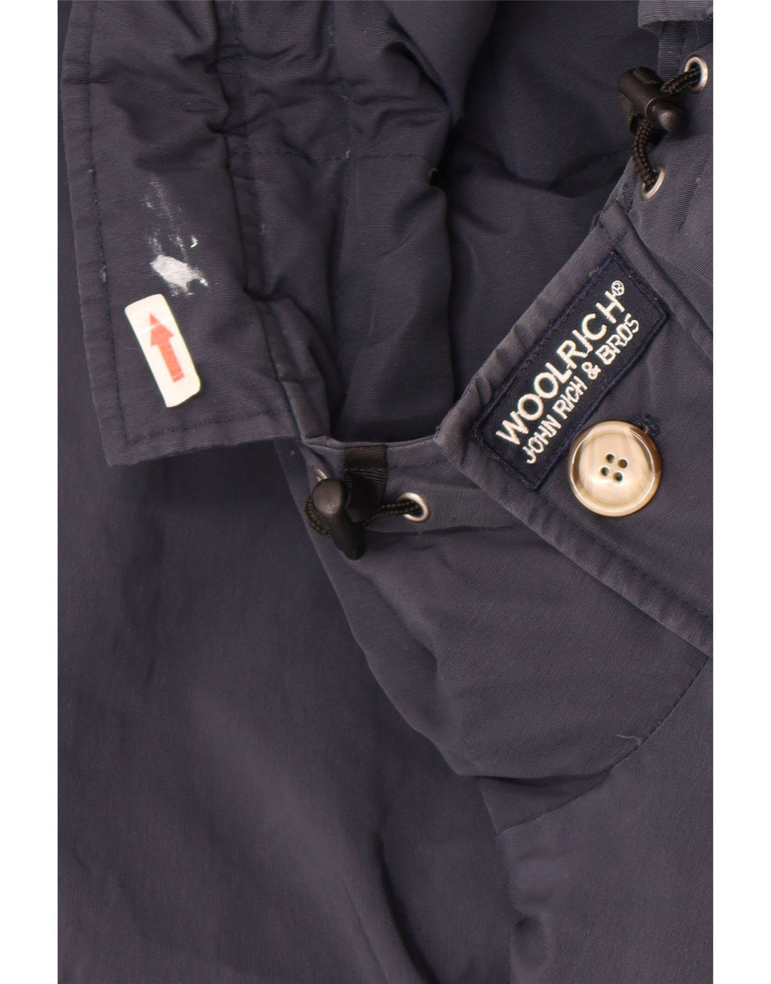 Giacca imbottita con cappuccio Woolrich per ragazzi 9-10 anni blu navy