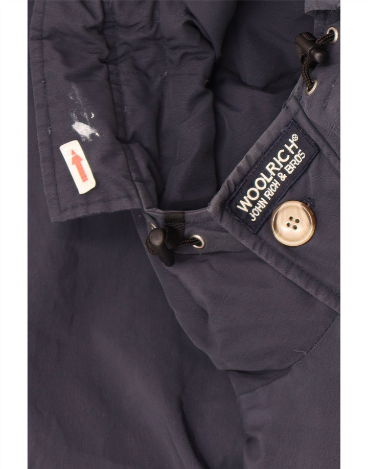 Giacca imbottita con cappuccio Woolrich per ragazzi 9-10 anni blu navy