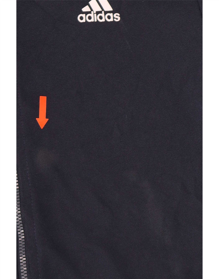 Giacca sportiva da uomo Adidas, giacca media, blu navy, in poliestere