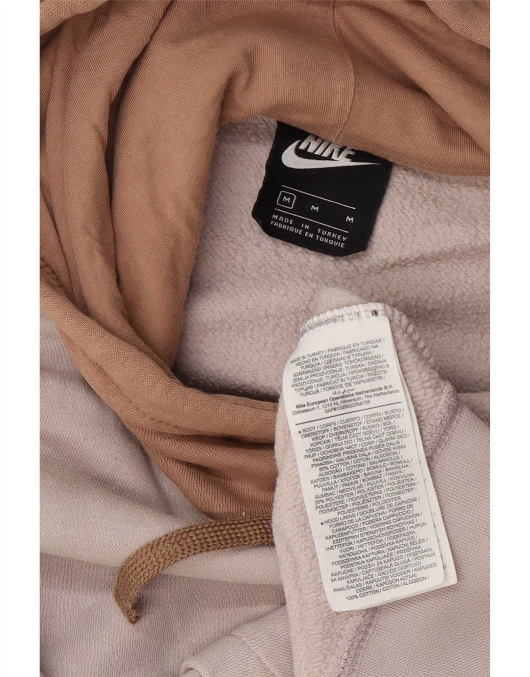 Felpa con cappuccio oversize da donna Nike UK 14 colorblock medio multicolore