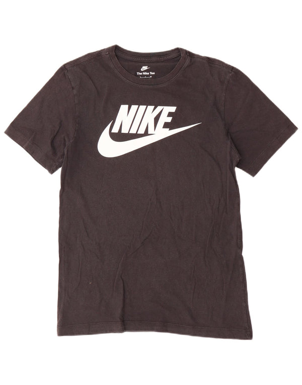 T-shirt grafica da uomo Nike Top Small in cotone nero