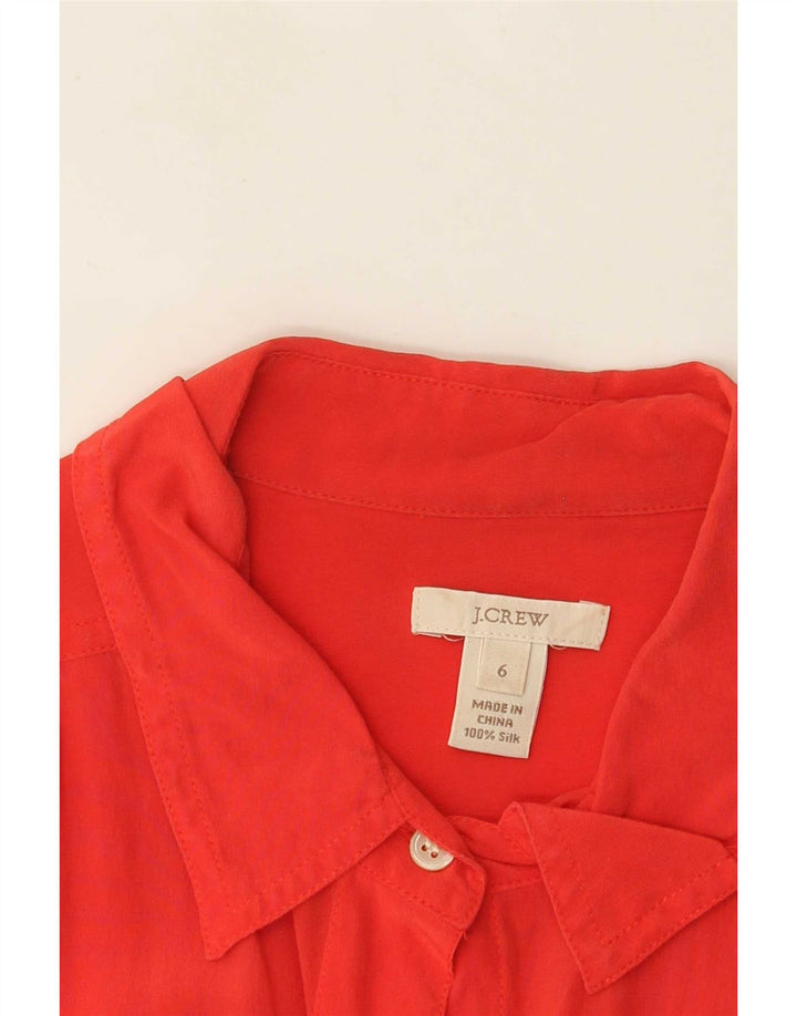 Camicia da donna J. Crew US 6 seta rossa media